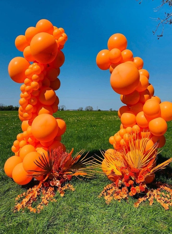 FI - FLICK IN 5 Pcs Big Jumbo Orange Balloon for Themed Birthday Decoration Giant Large Latex Balloons for Photo Shoot, Wedding, Baby Shower, Birthday Party (Pack of 5) - Image 4